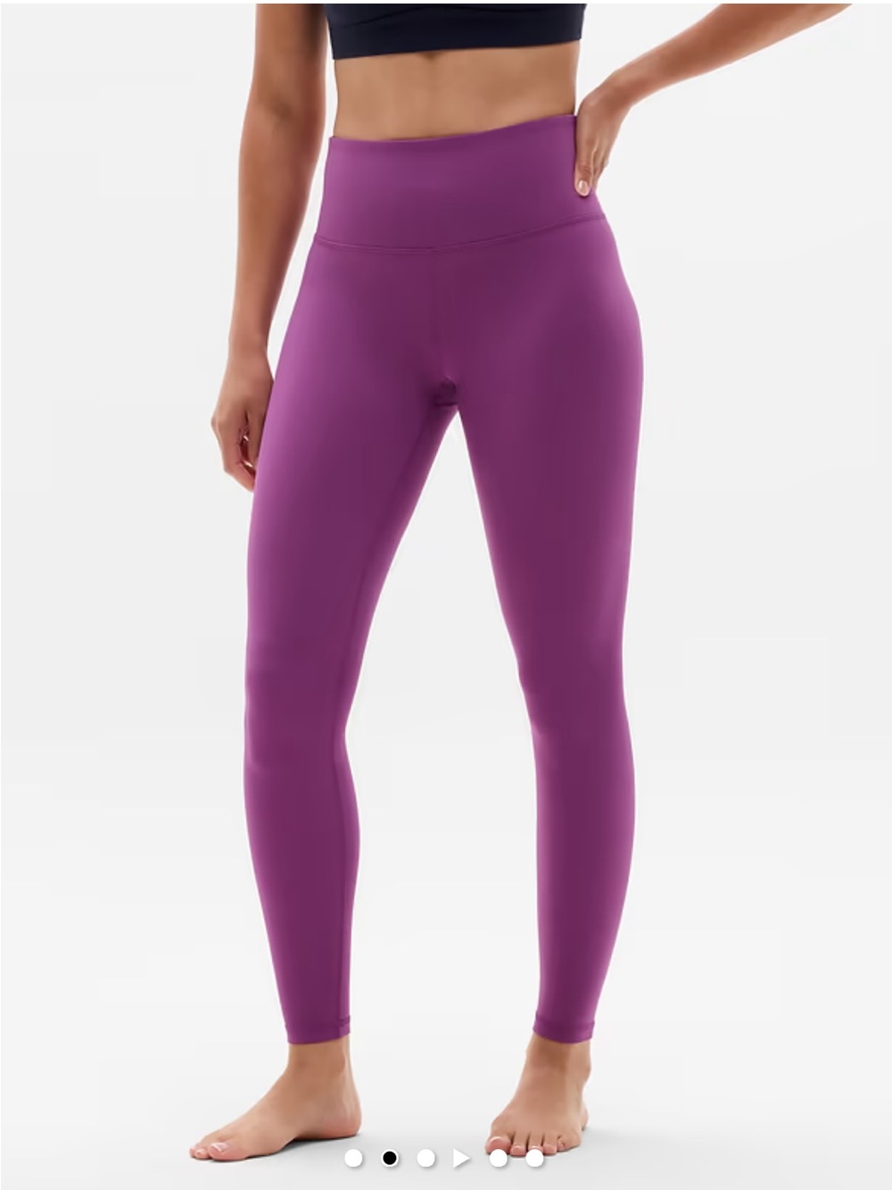 Athleta Women’s Purple ELATION ULTRA HIGH RISE LEGGING L/T